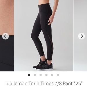 Train times lululemon legging